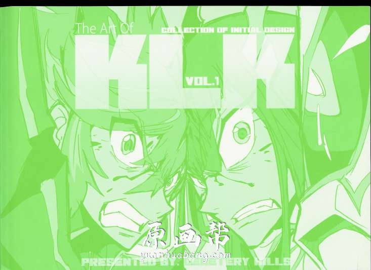 [黑白线稿] 第1集【Kill La Kill（斩服少女）】今石洋之与吉成曜线稿原画集150P_原画素材