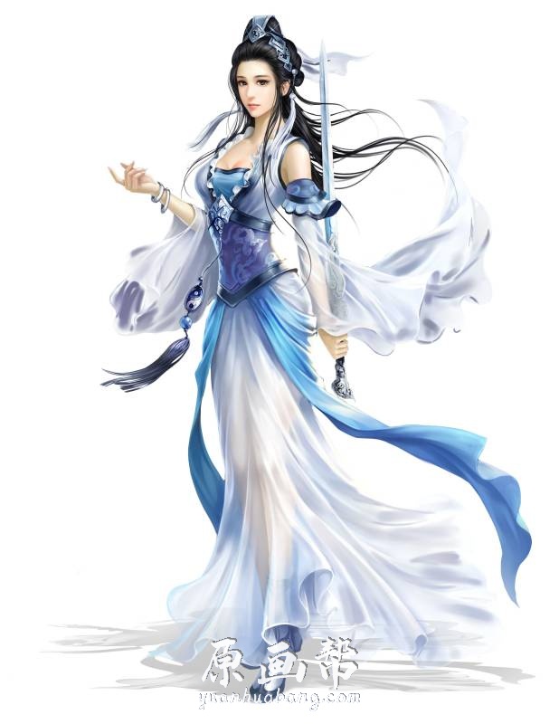[中式游戏角色设定] 中国古风美女人物角色游戏设定CG原画美术参考素材合集787P_原画素材