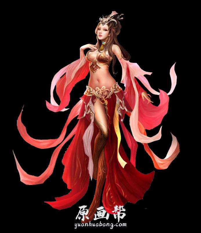 [中式游戏角色设定] 中国古风美女人物角色游戏设定CG原画美术参考素材合集787P_原画素材