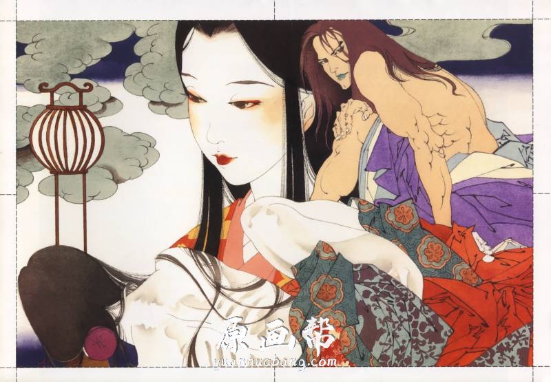 [日韩画风] Yamada Akihiro日本著名插画师山田章博唯美轻装版画集228P_原画素材