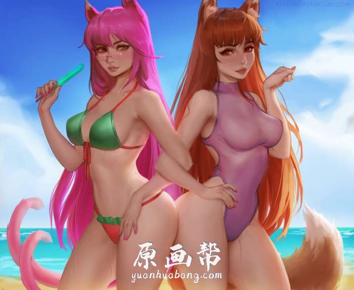 [日韩风格] 俄罗斯原画师Kittew作品合集共2.76GB  绅士福利_原画素材