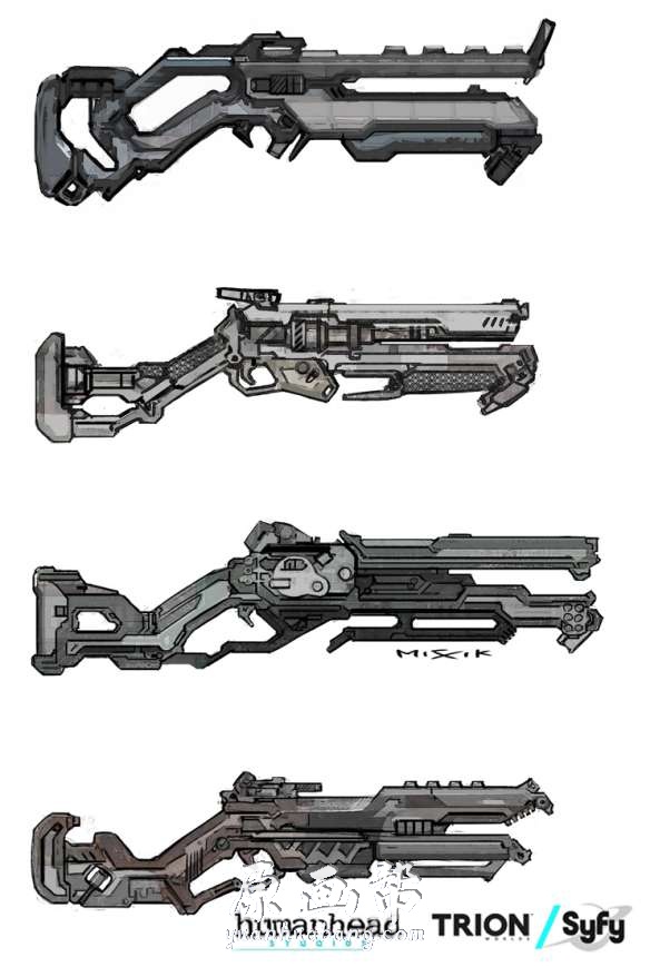 [科幻风格] 超清CG原画集《枪炮激光次世代热武器》2005p_原画素材