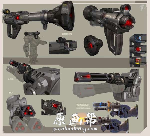 [科幻风格] 超清CG原画集《枪炮激光次世代热武器》2005p_原画素材