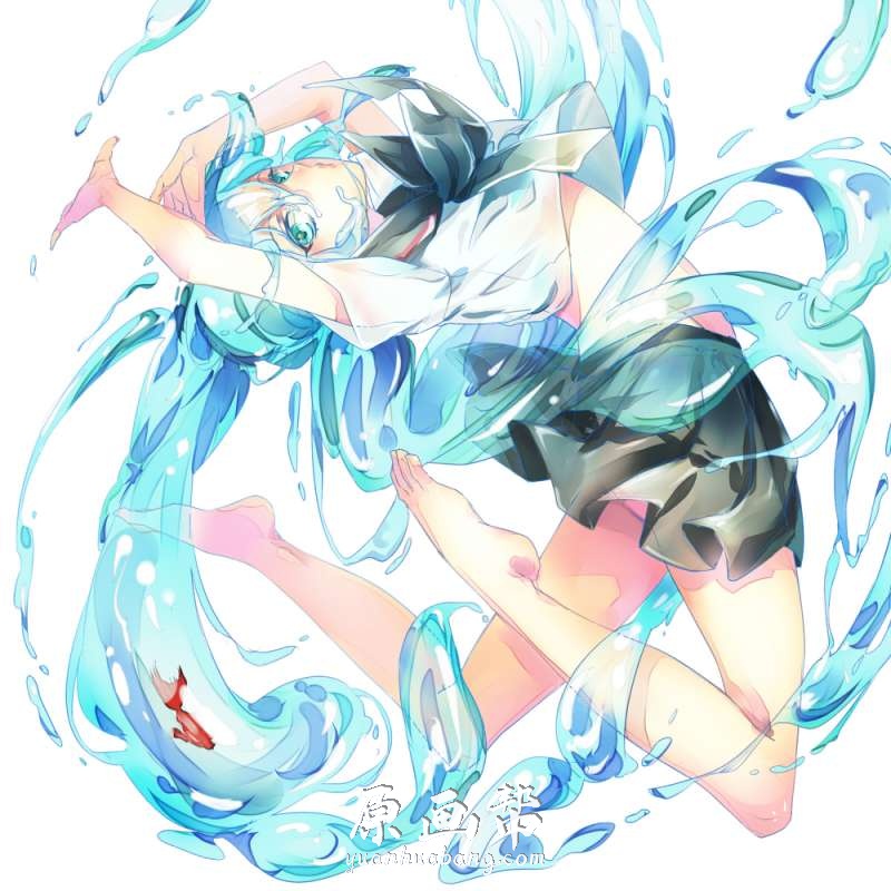 [欧美写实] 二创形态瓶初音（bottle miku）《VOCALOID》系列歌姬初音未来高清散图包691p_原画素材