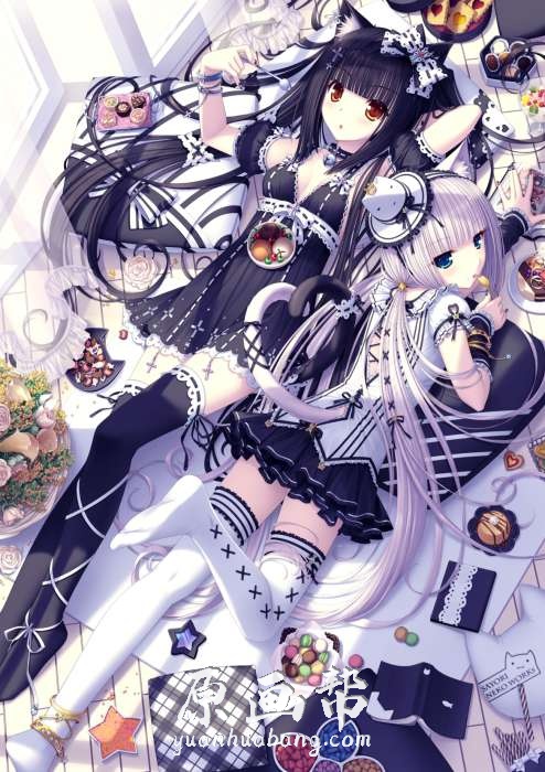 [日韩风格] 【猫娘乐园（Nekopara）】ACG精美高清CG原画二次元作品集633P_原画素材