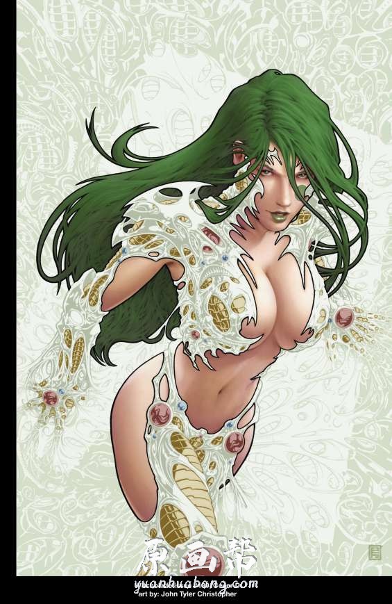 [科幻风格] 20周年纪念版【The Art of Witchblade-魔女之刃】精选插画画集94p_原画素材