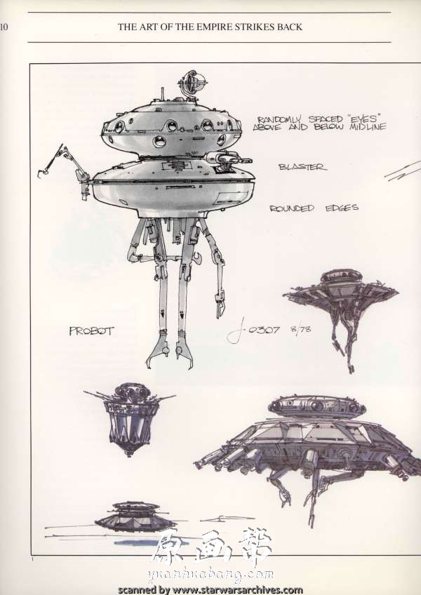 [科幻风格] 【星球大战 帝国反击战】电影设定资料画集178p_原画素材