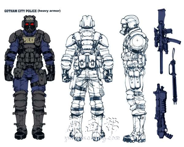 [科幻风格] 高清CG科幻机械 载具武器 战争机甲游戏原画设计1645p_原画素材