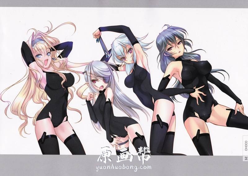 [日韩画风] 【Infinite Stratos】无限斯特拉托斯插画画集36P_原画素材