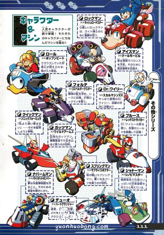 [游戏设定] 15周年纪念【Capcom 洛克人Rockman】游戏资料画集150p_原画素材