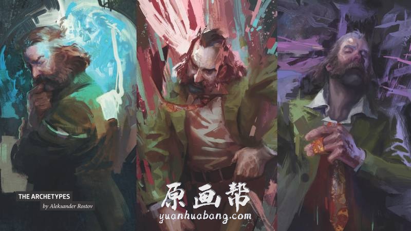 [游戏设定] 《极乐迪斯科（Disco Elysium）》游戏小画集(含6张CG壁纸)31p_原画素材