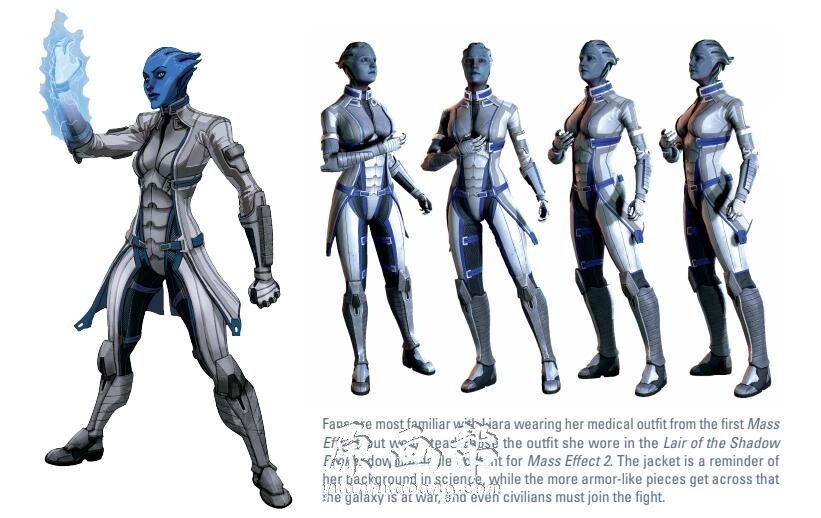 [游戏设定] 【质量效应3The Art of Mass Effect 3】角色怪兽飞船武器场景资料设定原作品集74p_原画素材