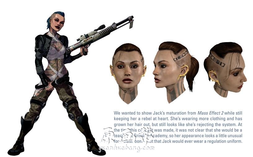 [游戏设定] 【质量效应3The Art of Mass Effect 3】角色怪兽飞船武器场景资料设定原作品集74p_原画素材