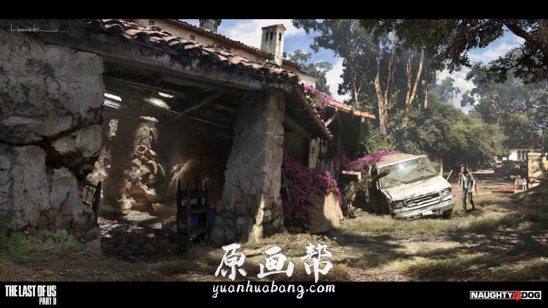 [游戏设定] 游戏原画【最后的生还者2（The Last of Us Part II）】资料人物场景设定集820p_原画素材