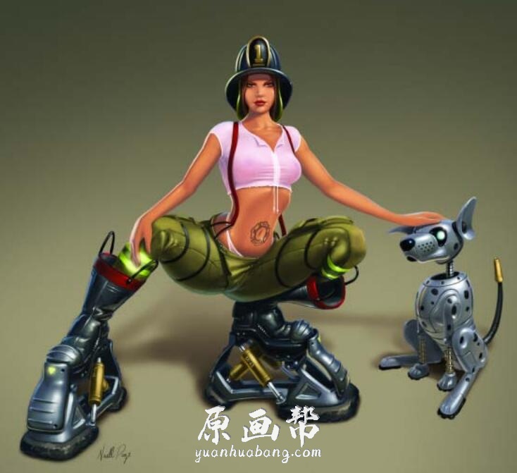 [科幻风格] 七位创意CG设计师概念设计原画画集(1)_原画素材