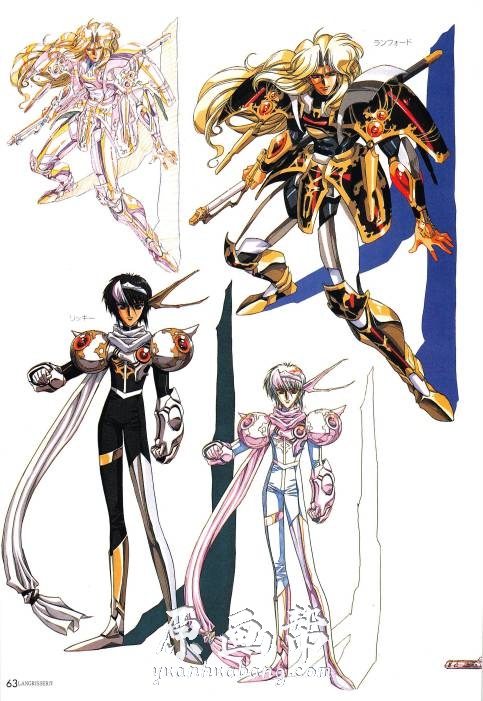 游戏设定 うるし原智志日本著名插画师 梦幻模拟战 插画画集108p 原画素材 原画帮