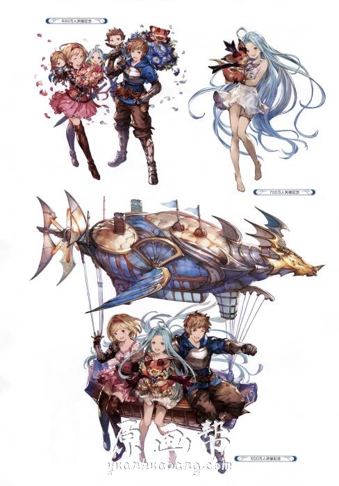 [游戏设定] 第2集日系Granblue Fantasy【碧蓝幻想】经典RPG游戏原画画集321p_原画素材