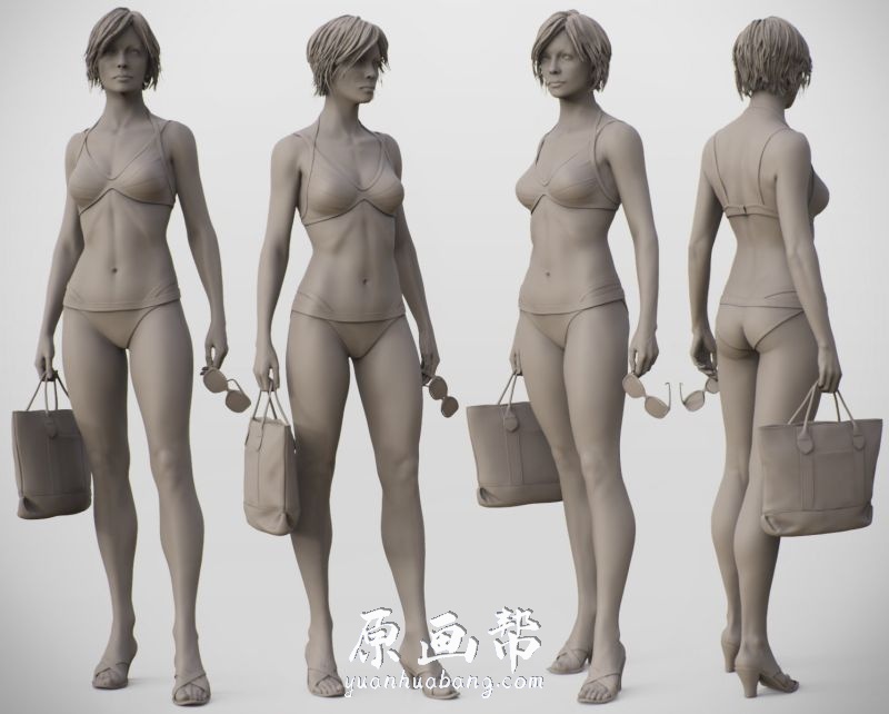 [游戏设定] CG次时代游戏设定3D原画角色设计参考1697P