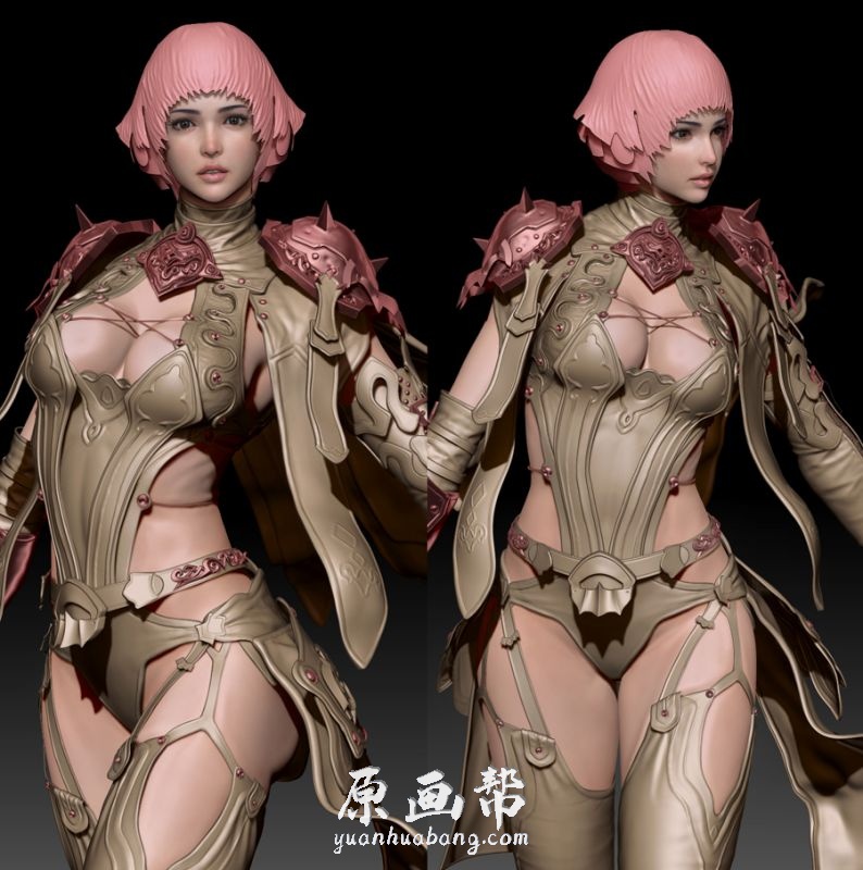 [游戏设定] CG次时代游戏设定3D原画角色设计参考1697P