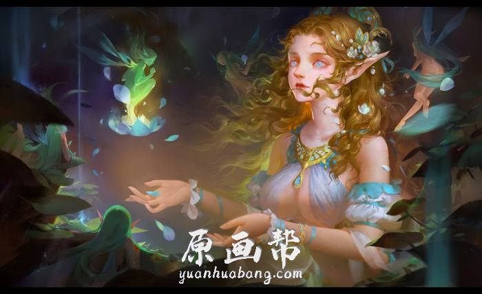 [日韩画风] 极致的光彩极致的享受 St Luthien 原画作品_原画素材 25P