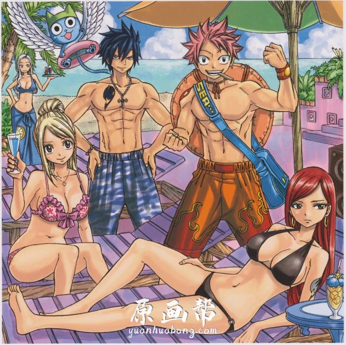 [日韩画风] 真島浩(真島ヒロ)日本漫画家【妖精的尾巴（FAIRY TAIL）】原画画集125p_原画素材