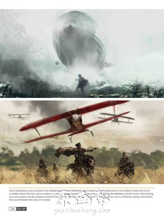 [游戏设定] 【战地1（Battlefield 1）】游戏设定画集167P_原画素材