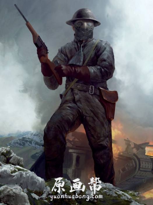 [游戏设定] 【战地1（Battlefield 1）】游戏设定画集167P_原画素材