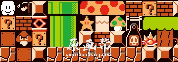 [游戏设定] 【马里奥制造特典Super Mario Maker Booklet】游戏资料制作手册设定集49p_原画素材