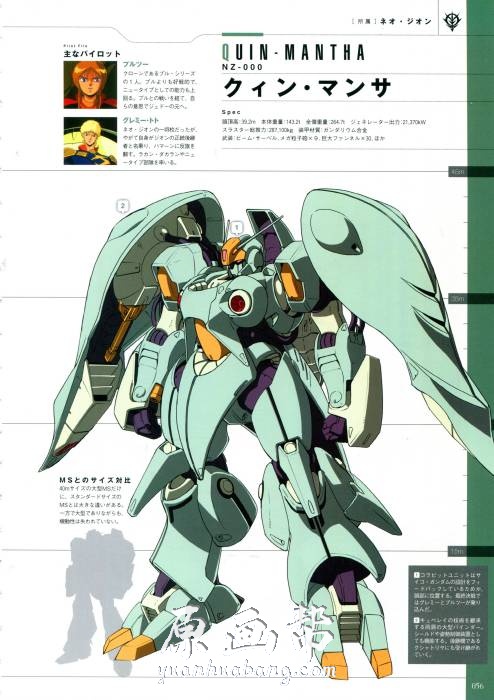 [游戏设定] 【机动战士高达】NEW TYPE GUNDAM 资料设定集138p_原画素材