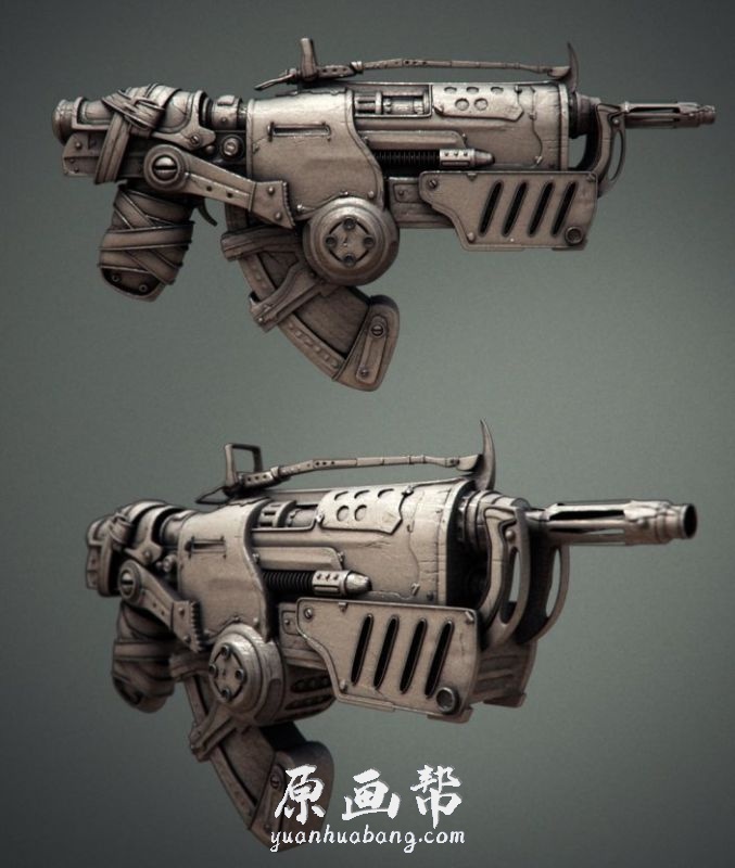 [游戏设定] 次时代3D武器枪械游戏CG原画设定素材2005P