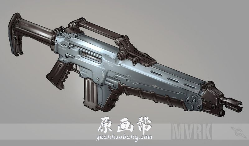 [游戏设定] 次时代3D武器枪械游戏CG原画设定素材2005P