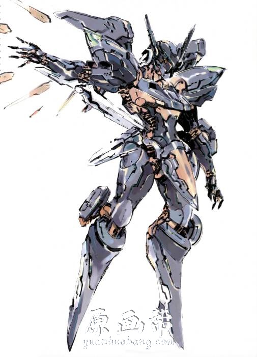 [游戏设定] 终极地带《ZONE OF THE ENDERS》游戏原画设定集131P_原画素材