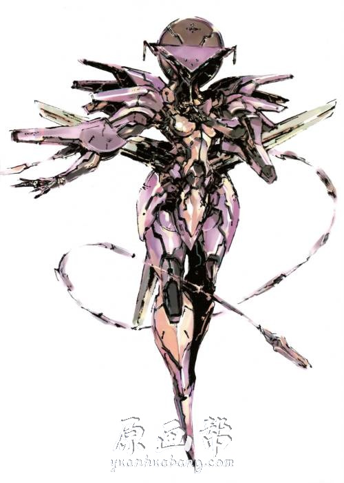 [游戏设定] 终极地带《ZONE OF THE ENDERS》游戏原画设定集131P_原画素材