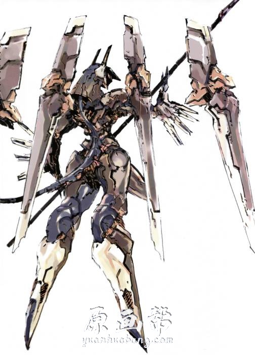 [游戏设定] 终极地带《ZONE OF THE ENDERS》游戏原画设定集131P_原画素材