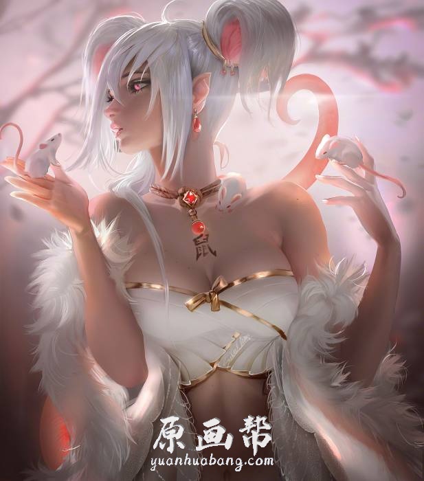 Sakimichan加拿大神级女画师 超唯美女性CG插画作品【星座 生肖篇】JPG+PSD_原画素材.jpg