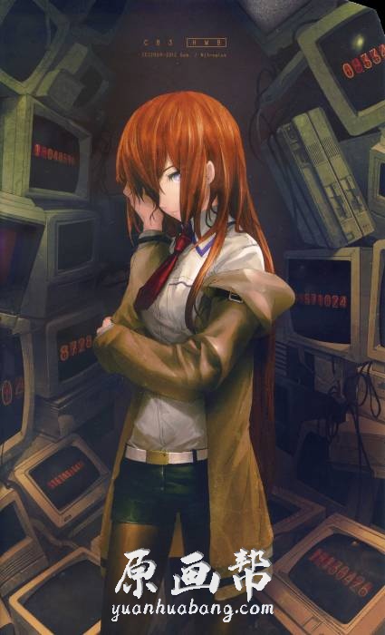 [日韩风格] CG原画插画《命运石之门-Steins Gate Visual Works 2》26p_原画素材