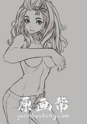 [日韩风格] Olivia线稿绘画素材画集93P_原画素材