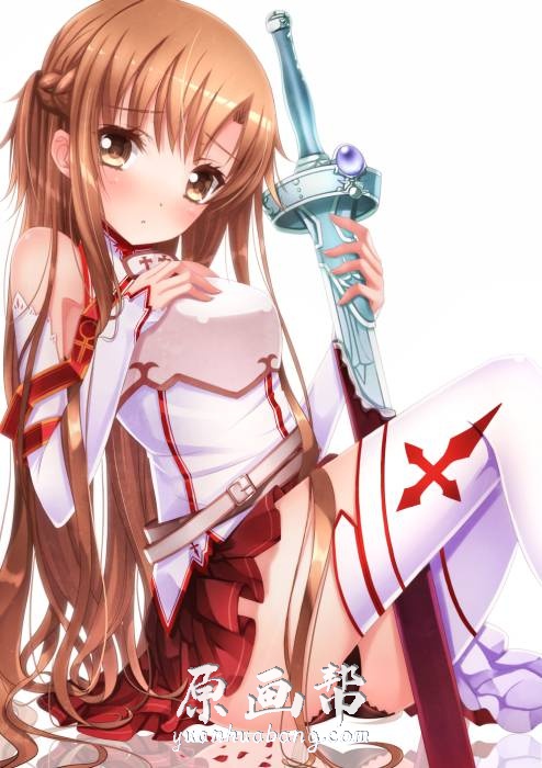 [日韩风格] 【刀剑神域】亚丝娜（Yuuki Asuna）人气女主角精美动画869p_原画素材