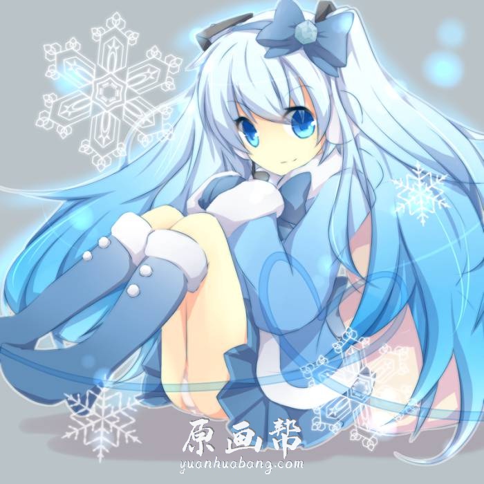 [日韩风格] 二创形态雪未来(雪初音 Snow Miku)的【VOCALOID】系列歌姬初音未来高清散图包1767p_原画素材