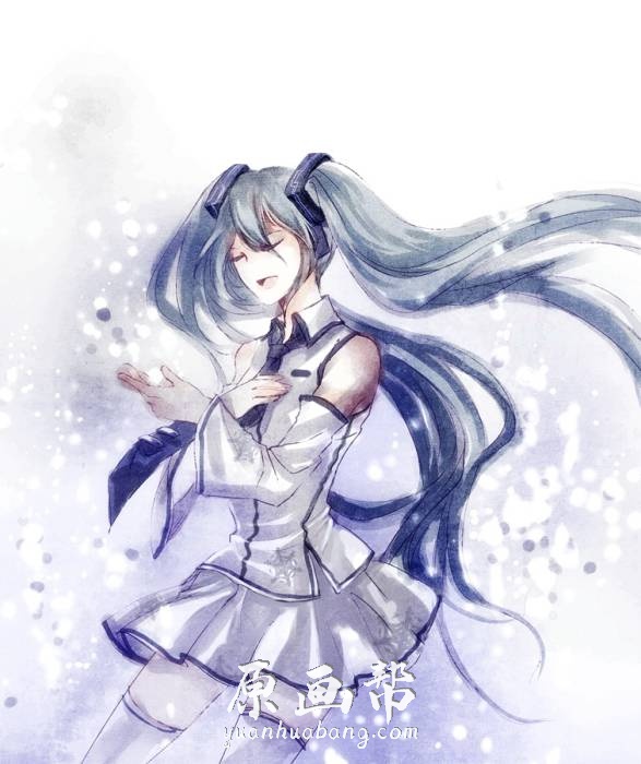 [日韩风格] 二创形态雪未来(雪初音 Snow Miku)的【VOCALOID】系列歌姬初音未来高清散图包1767p_原画素材