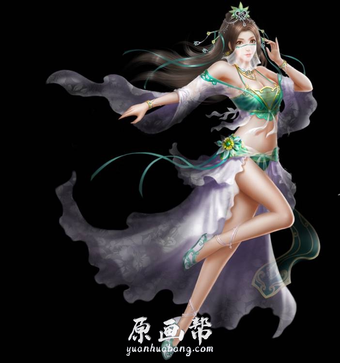 [日韩画风] 游戏【唯美仙侠古风美女】人物原画角色CG概念设定集1226p_CG原画素材