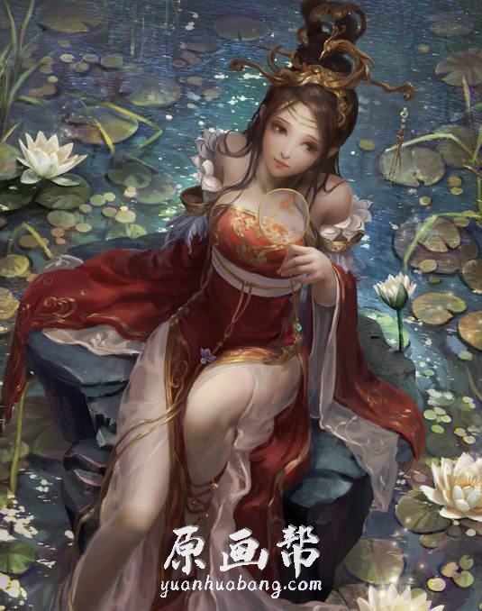 [原画素材]-《三国杀》游戏精美原画插画合集素材杂志300P+_CG原画素材