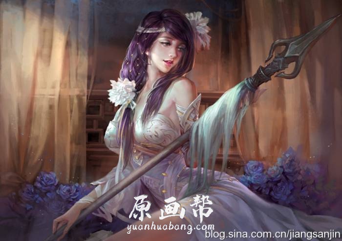 [原画素材]-《三国杀》游戏精美原画插画合集素材杂志300P+_CG原画素材