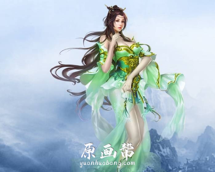 [游戏设定] 超级美古风中国风3D风格原画 812p_CG原画素材