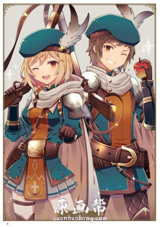 [游戏设定] CG集日系Granblue Fantasy【碧蓝幻想】经典RPG游戏原画画集132p_CG原画素材