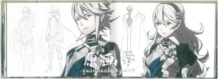 [游戏设定] 【火炎之纹章】 Fire Emblem If Special Edition游戏画集(含线稿)41p_CG原画素材