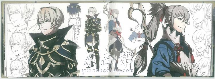 [游戏设定] 【火炎之纹章】 Fire Emblem If Special Edition游戏画集(含线稿)41p_CG原画素材