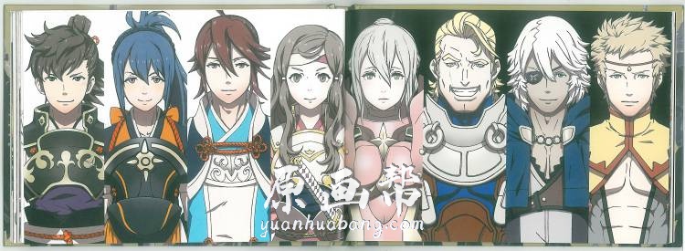 [游戏设定] 【火炎之纹章】 Fire Emblem If Special Edition游戏画集(含线稿)41p_CG原画素材