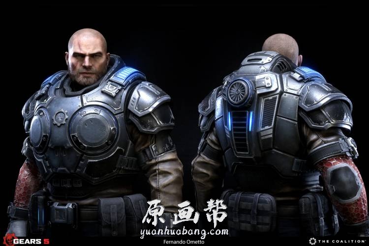 [游戏设定] Gears of War5【 战争机器5】超清角色 场景 材质 武器载具 模型材质参考图_CG原画素材