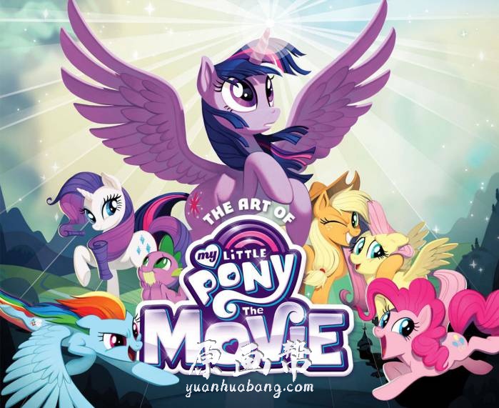 [小马宝莉动画设定] 三视图The Art of My Little Pony（The Movie）卡通动画画集173P_CG原画素材